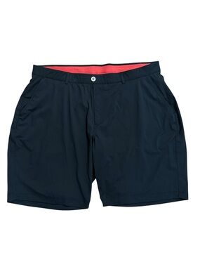 Redvanly Hanover Pull-On Golf Shorts Tuxedo Black Size XXL Golf